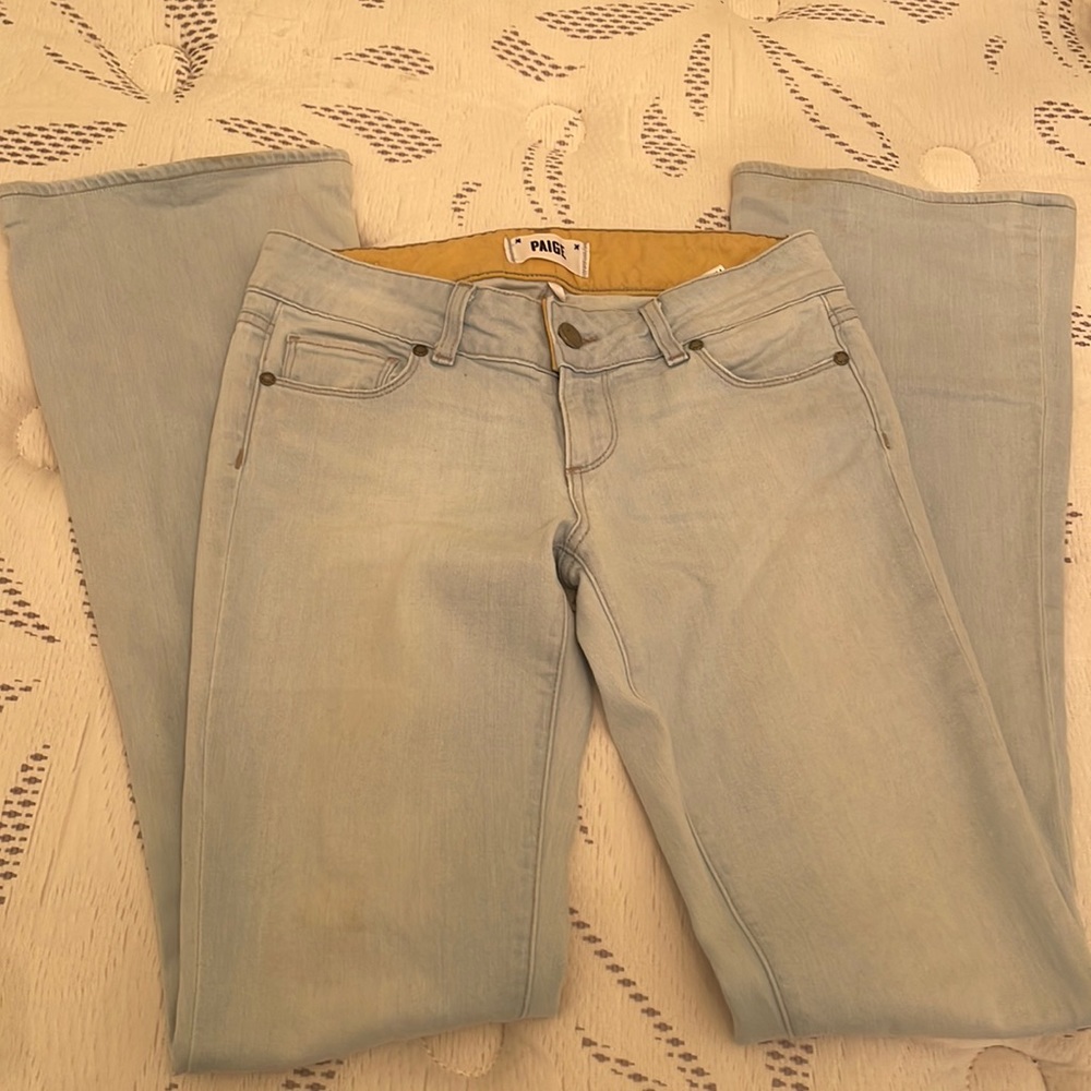 Paige Jeans - light washed, boot cut - Size 26